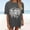 Grey, variant on Women's Oversized Top Vintage Loose Short Sleeve T Shirt Long Sleeve T Shirt Tee Compression Shirt Woman Women Hiking Tops Turtle Neck Top for Women Long Sleeves T Shirts for Women Women Solid Shirt