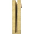 thumbnail image 4 of 4"W x 16"D x 16"H Thin Bryant Rough Cedar Woodgrain TimberThane Corbel, Primed Tan, 4 of 6