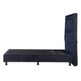 thumbnail image 4 of Base de Cama Individual Dicasa con Cabecera Davos Azul marino, 4 of 8