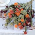 thumbnail image 6 of Artificial Silk Flowers Home Decor Fall Flowers Artificial for Decoration 17 Inch Artificial Flower Stems for Vase Fall Floral Arrangements Orange Fall Decor for Home, 1 Pack, 6 of 7