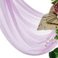 thumbnail image 5 of MDS Pack of 35 yard Wedding Arch Draping Fabric sheer Chiffon Fabric Drapery for Wedding Ceremony Reception Swag and Backdrop Decorations Fabric 60” width - apple red, 5 of 6