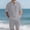 Gray-05, variant on LIBRCLO Sweatsuits for Men Set 2 Piece Liner Outfits Set Long Sleeve Henley Shirts & Shorts Set Summer Beach Clothing Sets with Pockets Navy M