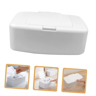 Wohany Case of Baby Wipes with Lid - Baby Moist Toilet Paper Box, Wet Wipes Dispenser, Storage Box with Lid for Home and Office