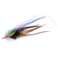 thumbnail image 2 of De 2 Piezas De Pesca Con Mosca Artificial Moscas Trucha Señuelo De Pesca Púrpura / Rojo Cola Pesca con Mosca Streamer Moscas, 2 of 8