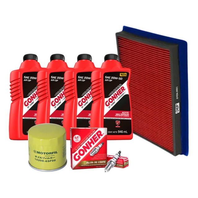 Kit De Afinacion Sentra 2000-2001 2.0l Buja Gonher 20w50