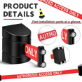 thumbnail image 4 of 16.4 Ft Magnetic Wall Mount Retractable Belt Barrier Authorized Access Only Belt with ABS Case Rope Barriers 1PCS, 4 of 7
