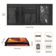 thumbnail image 6 of FUIALDOLG Fire Tiger Youth Wallet for Sports, Polyester Trifold Money Organizer with Big Capacity, Slim Wear-Resistant Teen Wallet for Daily Use, 6 of 7
