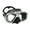 Black/White, variant on Mares Edge Scuba Mask - Black/White