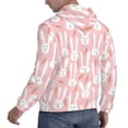 thumbnail image 6 of Naloa Cute Rabbit Carrot Men's Casual Hooded Collar Drawstring Hoodies Pullover Sweatshirts Casual Long Sleeve Shirts-3X-Large, 6 of 7