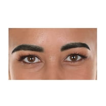 HPO Adult Unisex Bushy Eyebrows – Fake Human Hair, Self-Adhesive Costume Facial Hair