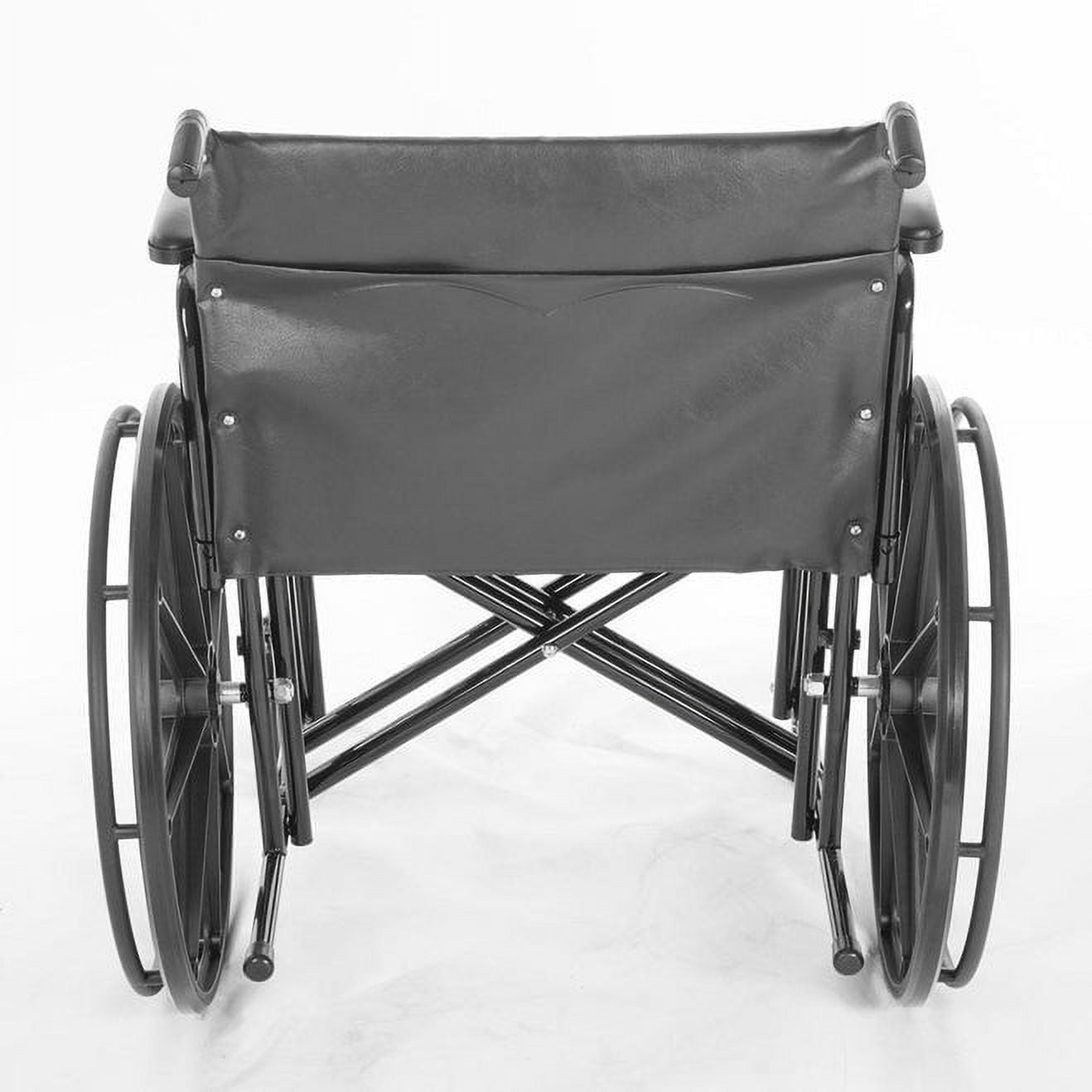 ProHeal Deluxe Ultra Wide Bariatric Wheelchair, 22" Wide Seat, Desk-Length Removable Arms, Elevating Leg Rests 500lb Cap