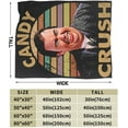 thumbnail image 2 of John Candy Blanket Flannel Soft Throw Blankets for Bedroom Livingroom Sofa Home 80""X60"", Black, 2 of 6