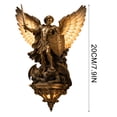 thumbnail image 3 of Archangel Michael Wall Sconce, Resin Decorative Wall Lamp, Religious Ambient Light for Home Bedroom Living Room, 3 of 6