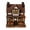 Coffee, variant on Resin Pumpkin Cottage Light Up House Set, 7.5" LED Fall Harvest Decor, Soft Glow For Anxiety Relief, Promotes Relaxation And Sleep, Thanksgiving Centerpiece