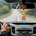 thumbnail image 7 of IKEDA Dusk Car Air Freshener – 8ml Hanging Diffuser, 45-Day Long Lasting Warm Musky Scent, Odor Eliminator for Car Home Closet, Square Glass Bottle with Wood Lid, 1 Pack, 7 of 7
