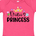 thumbnail image 4 of Inktastic Mimi's Princess Crown and Flowers Girls Baby Bodysuit, 4 of 5