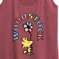 thumbnail image 3 of Peanuts - Woodstock Flower - Women's Racerback Tank Top, 3 of 6