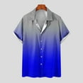 thumbnail image 2 of CHGBMOK Dress Shirts for Men Casual Buttons Print Turndown Short Sleeve Shirt Blouse M-3XL, 2 of 5