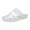 White, variant on Women's Slide Sandals Summer New Baotou Sandals Soft Sole Transparent Crystal Jelly Casual Slippers Black US Size 7