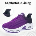 thumbnail image 6 of BROYON Womens Walking Shoes Slip on Air Running Shoes Fashion Sneakers Casual Fitness Gym Jogging Workout Ladies Nursing Work Easy Put On Athletic US 5.5-11, 6 of 13