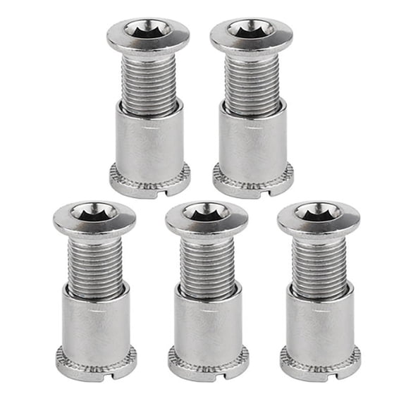 Bike M8 Threaded Bolts for Single Double Triple Bike Chainring Mountain Road Bike Crankset Fixing Nuts Bicycles Parts