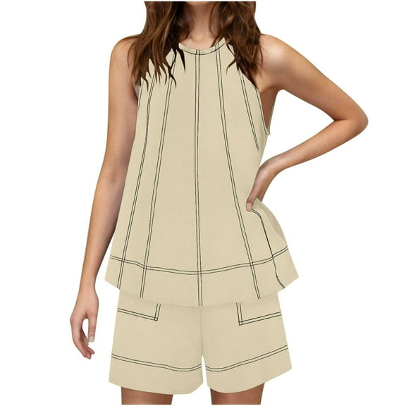 XINC Womens Nightgowns Women's Shorts Short Sleeves Casual Two Piece Casual Suit Nightdress for women