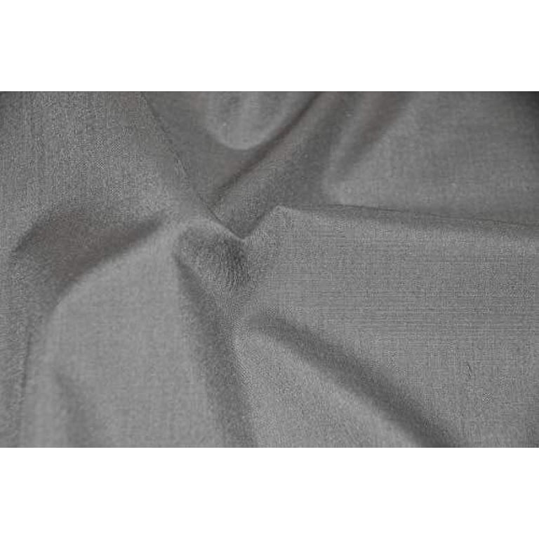 60 Wide Premium Cotton Blend Broadcloth Fabric by The Yard (Gray)