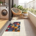 thumbnail image 4 of Yayeee Doormat for Indoor Entrance 32" x 20" Non Slippery Floor Rug, Bright Colorful Flowers Pattern, 4 of 8