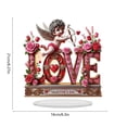 thumbnail image 3 of YingYouFu Acrylic Standing Sign, Valentine's Day Tabletop Decor for Party Desk, Decorative Signboard for Gift and Event, 3 of 6
