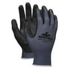 MCR SAFETY 9673SFXL Coated Gloves,XL,Blue/Blk/Gray,Nylon,PR