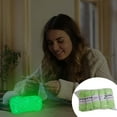 thumbnail image 1 of Lana Glow in the Dark - Pack de 5 lanas de poliéster luminoso para manualidades, 53 m cada uno, Blue Glow, 1 of 3