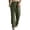 Army Green, variant on Men's Casual Pants for Spring and Summer Loose Fit Solid Color Trouser with Beach Pockets Plus Size Comfort Everyday Wear Brown L