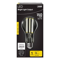 Feit Electric 3004634 150 watt Equivalence A21 E26 Filament LED Bulb Bright White