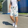thumbnail image 6 of Logiee Scarf Bear Print Men's Pajama Shorts with Drawstring & Pockets,Sleep Shorts for Men,Sleepwear Bottoms,Elastic Waistband Loungewear-X-Large, 6 of 6