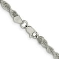thumbnail image 3 of 925 Sterling Silver Rope Chain Styles Necklace 3.8 mm Loose 30 inch, 3 of 4