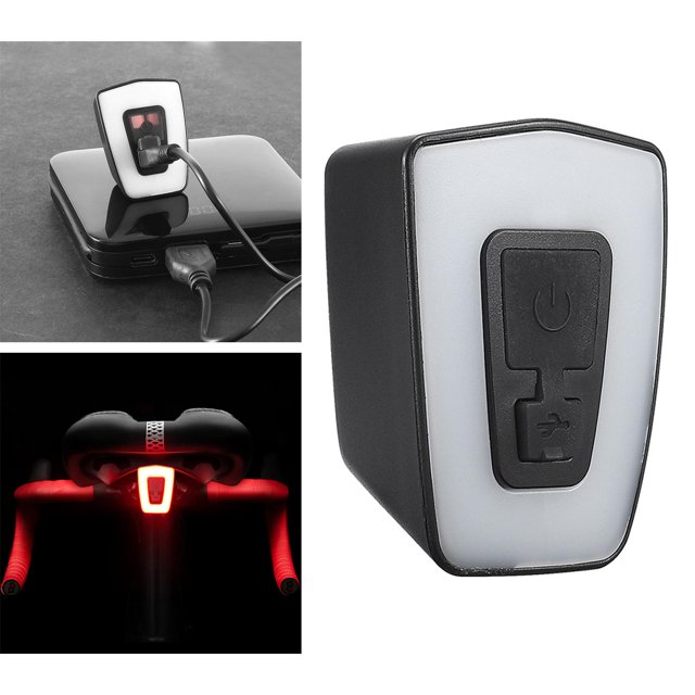Luz trasera de bicicleta brillante Macarena Recargable 9 modos de luz USB