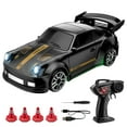 thumbnail image 4 of 1:64 Mini RC Drift Car - 4WD Proportional Remote Control Racing Vehicle with LED Lights, 2.4GHz High Speed Drift Car for Desktop Racing, 4 of 6