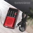 thumbnail image 2 of L-328 Mini portátil de bolsillo Fm Radio de escaneo automático música Audio reproductor Mp3 altavoz pequeño para exteriores con Voi, 2 of 5