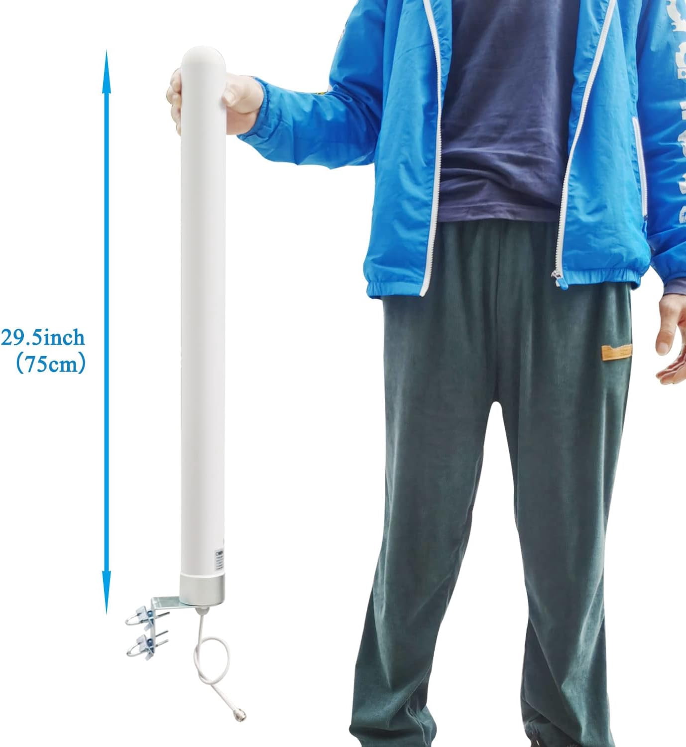 WiFi 4G LTE & 5G GSM UMTS CDMA 12dBi Outdoor Omni Directional Cellular Antennas for Routers/Cell Phone Signal Booster Support All USA/Canada Carriers