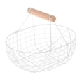 thumbnail image 1 of Abbracc Durable Housewarming Gift Ornament Decorative Geometric Metal Vegetable Rack for White L, 1 of 9