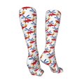 thumbnail image 3 of Pofeuu Cartoon Helicopter Print Stockings, Adult Running Hiking Socks for Youth and Adult-One Size, 3 of 8