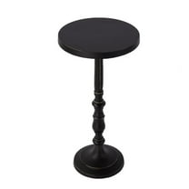 Butler Specialty Company Heidi 12 in. W Rnd All Metal Pedestal End Table-Bronze