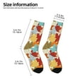 thumbnail image 2 of Goofa Fall Maple Leaves Pattern Children's Crew Socks, Kids' Daily Wear and Sports Socks, Breathable Socks, Sports Socks, Moisture-Wicking Socks for Children, 2 of 6