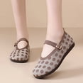 thumbnail image 4 of Women's Mesh Ballet Flats Comfortable Dressy Trendy Round Closed Toe Mary Jane Flat Shoes Women's Polka Dots Flats Casual Work Shoes, 4 of 9