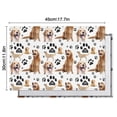 thumbnail image 6 of Golden Retriever Summer Placemats Table Placemats Set Of 4-Linen Kitchen Washable Placemats Table Mats 11.8"x17.7"Non-Slip Heat Resistant, 6 of 6