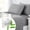 Steel Grey, variant on Southshore Fine Living, Inc. King Sheet Set, Rayon/Viscose Derived from Bamboo Sheets, White