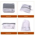 thumbnail image 7 of Travelhouse 7 Pcs Set Packing Cubes for Travel Suitcase Luggage Organizer Bags.White, 7 of 7