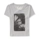 thumbnail image 2 of Aeropostale - Camiseta con gráfico de girasol para mujer, gris, pequeña Aeropostale Camiseta gráfica, 2 of 2