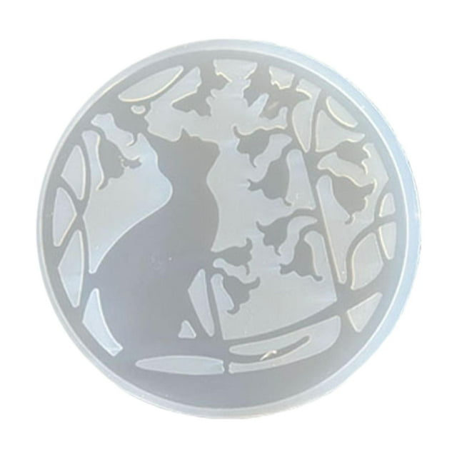 Posavasos navideños Macarena modelo de resina epoxi de silicona