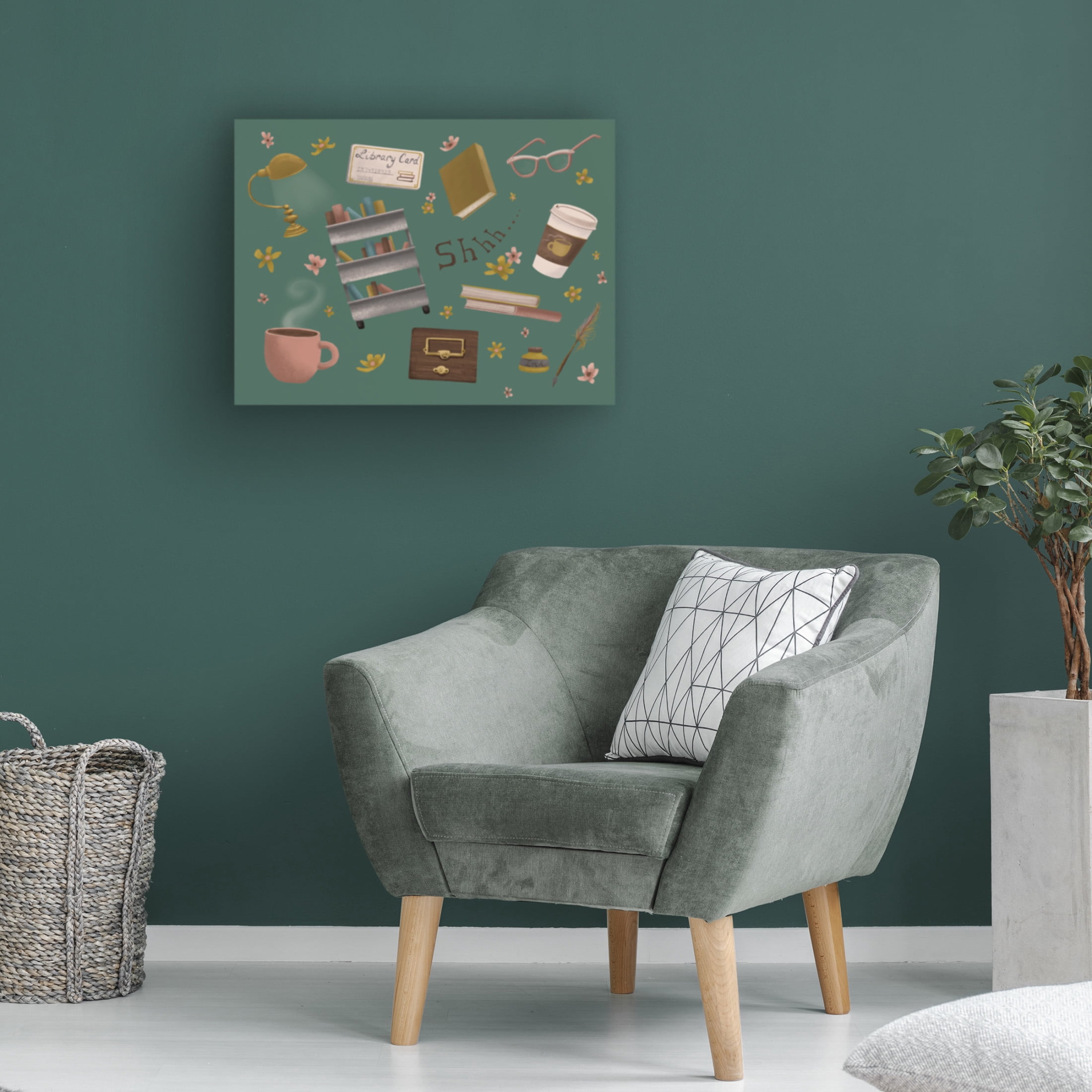 Canvas Wall Art - Christine Rotolo 'Librarian 1' Wall Art for Living Room, Bedroom, or Office Décor by Trademark Fine Art - 47 x 35 Inches